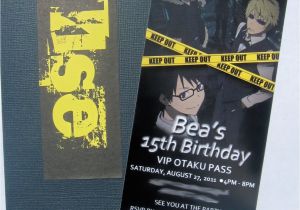 Anime Birthday Invitations Cheng and 3 Kids Bea 39 S 15th Birthday Party