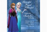 Anna and Elsa Birthday Invitations Frozen Anna and Elsa Snowflake Birthday Invitation 4 25 Quot X