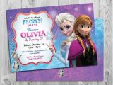 Anna and Elsa Birthday Invitations Frozen Birthday Invitation Printable Frozen Birthday