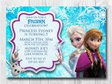 Anna and Elsa Birthday Invitations Frozen Birthday Invitation Queen Elsa Princess Anna