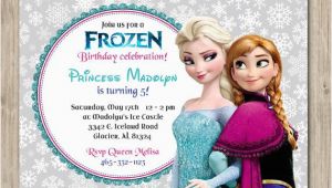 Anna and Elsa Birthday Invitations Items Similar to Frozen Birthday Invitation Elsa and