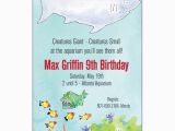 Aquarium Birthday Party Invitations Amazing Aquarium Birthday Invitations Paperstyle