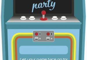 Arcade Birthday Invitations 25 Best Arcade Pac Man Birthday Party Images On Pinterest
