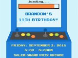 Arcade Birthday Invitations American Ninja Warrior Birthday Invitation