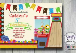 Arcade Birthday Invitations Birthday Party Invitation Arcade