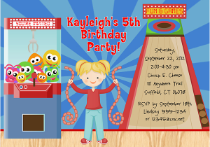 Arcade Birthday Party Invitations Arcade Game Birthday Party Invitations Arcade Game