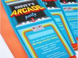 Arcade Birthday Party Invitations Kara 39 S Party Ideas Arcade Video Game Pac Man sonic Mario