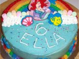 Ariel Birthday Cake Decorations Ellabella Designs Ariel Mermaid Rainbow Birthday Party