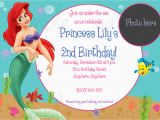 Ariel Birthday Invitations Printable the Little Mermaid Birthday Invitations Free Printable