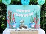 Ariel Birthday Party Decoration Ideas Kara 39 S Party Ideas Ariel the Little Mermaid 5th Birthday