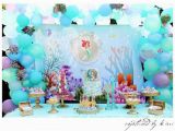 Ariel Birthday Party Decoration Ideas Little Mermaid Party Little Wish Parties