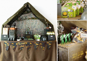 Army Birthday Decorations Kara 39 S Party Ideas Army Camouflage themed Birthday Party