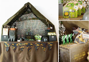 Army Birthday Party Decorations Kara 39 S Party Ideas Army Camouflage themed Birthday Party