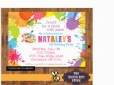 Art themed Birthday Party Invitations Art Birthday Party Invitations for Your Kids Bagvania