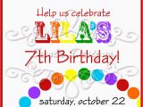 Art themed Birthday Party Invitations Art themed Birthday Party Invitations Free Invitation