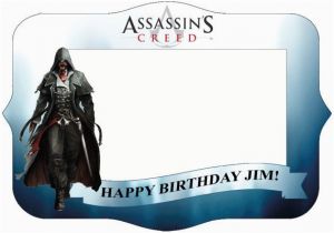 Assassin S Creed Birthday Invitations 59 Best assassin 39 S Creed Party Ideas Images On Pinterest