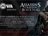 Assassin S Creed Birthday Invitations assassin 39 S Creed Iv Black Flag Launch Party