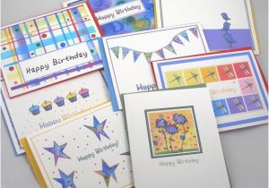 Assorted Birthday Cards In A Box 8 assorted Happy Birthday Note Cards Boxed by Beedazzlesgifts