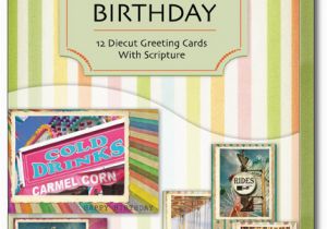 Assorted Birthday Cards In A Box Birthday Fair Diecut assorted Box Of 12 Christian