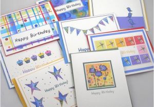 Assorted Boxed Birthday Cards 8 assorted Happy Birthday Note Cards Boxed by Beedazzlesgifts
