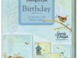 Assorted Boxed Birthday Cards Sandy Clough Nesting Box Of 12 assorted Christian
