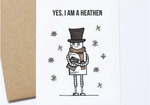 Atheist Birthday Card Winter solstice Card atheist Card Cute Greeting Card