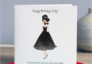 Audrey Hepburn Birthday Card Audrey Hepburn 39 Hold Onto Eachother 39 Birthday Card by Lisa