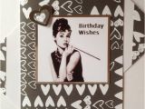 Audrey Hepburn Birthday Card Audrey Hepburn Birthday Card Famous British Actress and