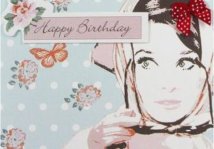 Audrey Hepburn Birthday Card Simply Darling Audrey Scarf Happy Birthday Card Desk