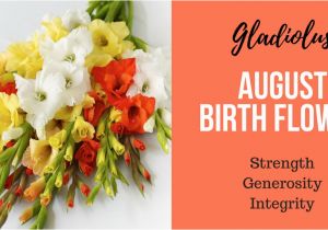 August Birthday Flowers What is My Birth Flower