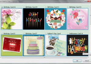 Automatic Birthday Card Sender Select Greeting Card Interface Manual Amsbe Help