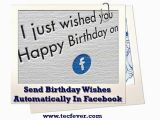 Automatically Send Birthday Cards How to Send Birthday Wishes Automatically Facebook