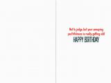 Avanti Birthday Cards Cat with Crossed Paws Funny Birthday Card Greeting Card