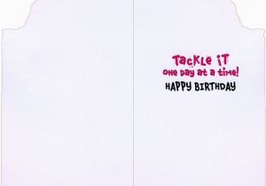Avanti Birthday Cards Football Girl Oversized Funny Humorous Birthday Card by
