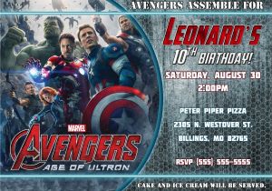 Avenger Birthday Invitations Avengers Birthday Invitation Kustom Kreations