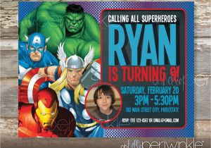 Avenger Birthday Invitations Avengers Birthday Invitations Best Party Ideas