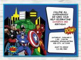 Avenger Birthday Invitations Avengers Invitation Avengers Party Avengers Printable