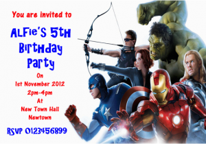 Avengers Birthday Invitation Templates Free Party Invitation Templates Avengers Party Invitations