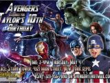 Avengers Birthday Invitations Custom Avengers Birthday Party Invitation Custom Printable