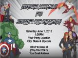 Avengers Birthday Invitations Custom Personalized Avengers Birthday Party Invitations Hnc