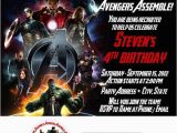 Avengers Birthday Invites Avengers Invitations Party Invitations Ideas