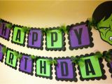 Avengers Happy Birthday Banner Free Printable the Hulk Inspired Happy Birthday Banner