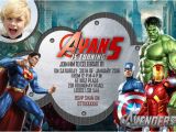 Avengers Photo Birthday Invitations 34 Superhero Birthday Invitation Templates Free Sample