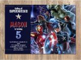 Avengers Photo Birthday Invitations Avengers Birthday Invitation Avengers Invite Avengers Party