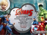 Avengers themed Birthday Invitation 34 Superhero Birthday Invitation Templates Free Sample