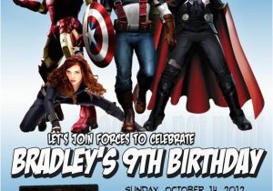 Avengers themed Birthday Invitation 51 Best Avengers Invitations Images On Pinterest