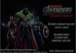 Avengers themed Birthday Invitation Avengers Birthday Invitations A Birthday Cake