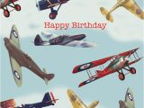 Aviation Birthday Cards Aeroplane Happy Birthday Card by Powell Craft Rumours
