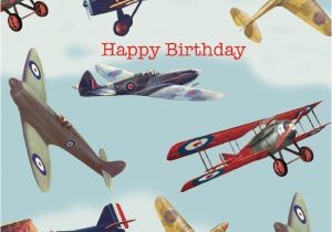 Aviation Birthday Cards Aeroplane Happy Birthday Card by Powell Craft Rumours