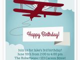 Aviation Birthday Cards Airplane Birthday Invitation Invitations Cards On Pingg Com